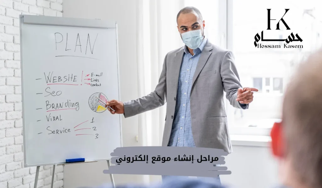مراحل إنشاء موقع إلكتروني