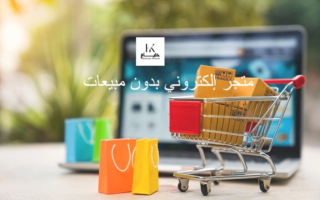 متجر إلكتروني بدون مبيعات